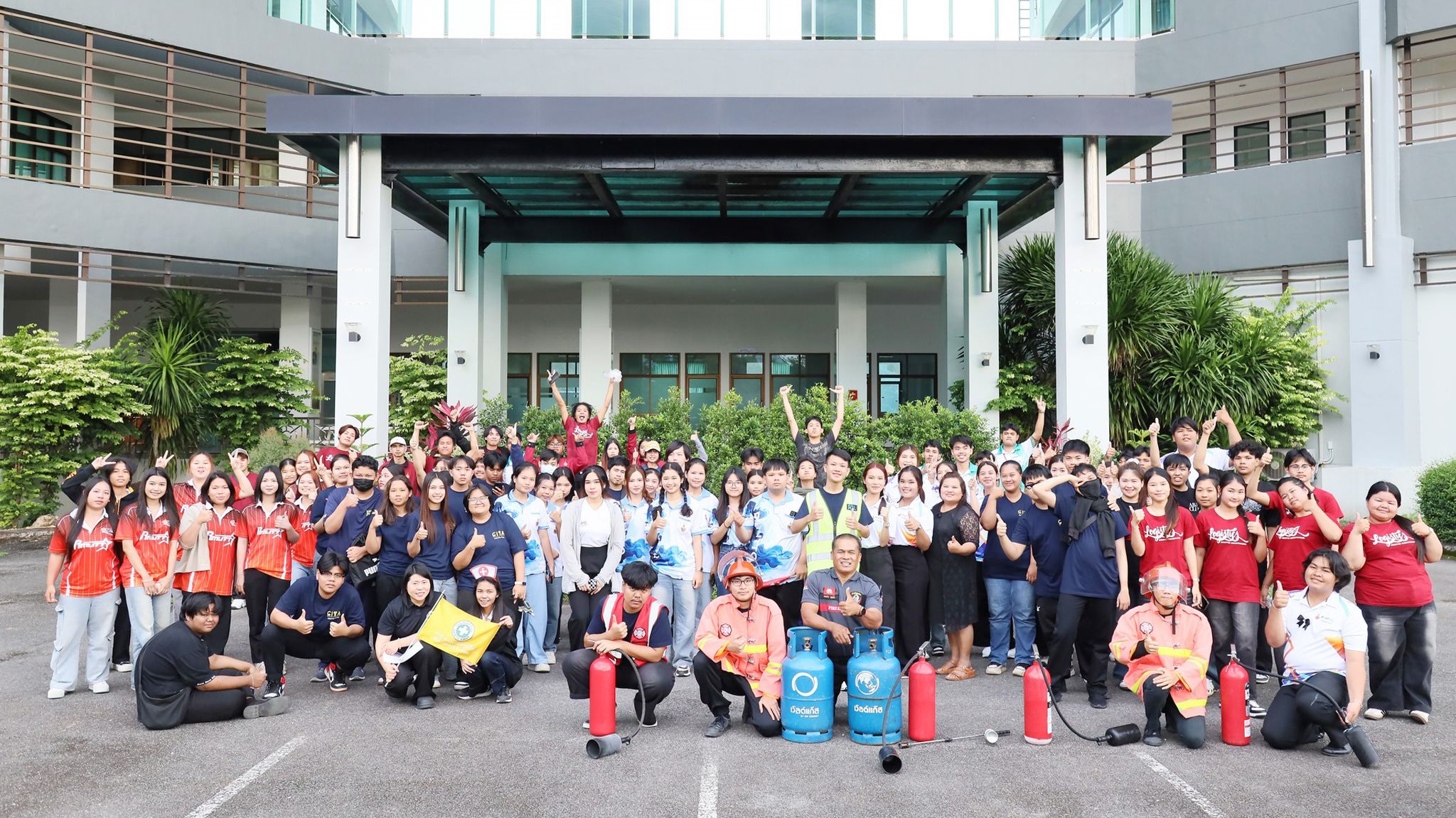 กิจกรรมการฝึกซ้อม “ดับเพลิงและฝึกซ้อมอพยพหนีไฟ